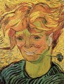 Young Man with Cornflower Vincent van Gogh